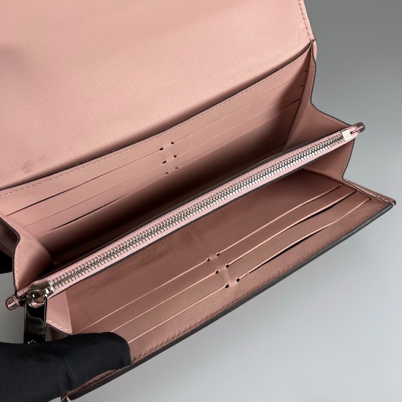 LV M60145/晶片款 粉雷射長夾-5