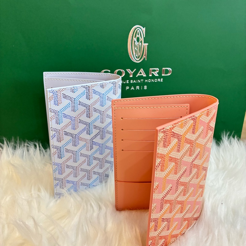 Goyard 2026限量顏色 護照夾  粉色 冰川藍 全新-0