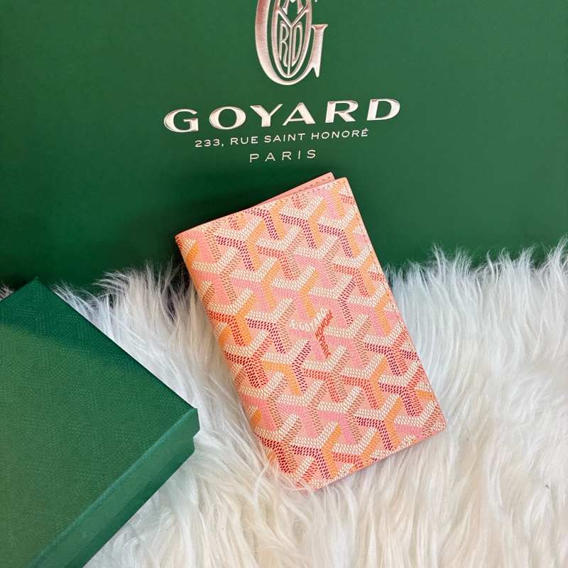 Goyard 2026限量顏色 護照夾  粉色 冰川藍 全新-1
