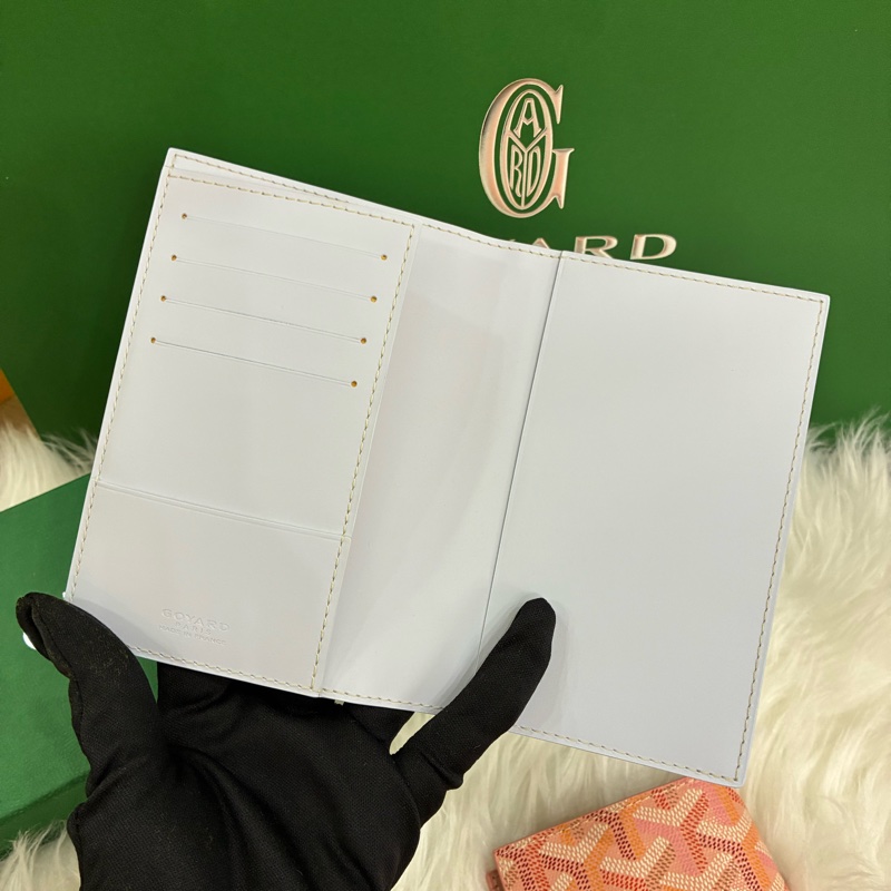 Goyard 2026限量顏色 護照夾  粉色 冰川藍 全新-4