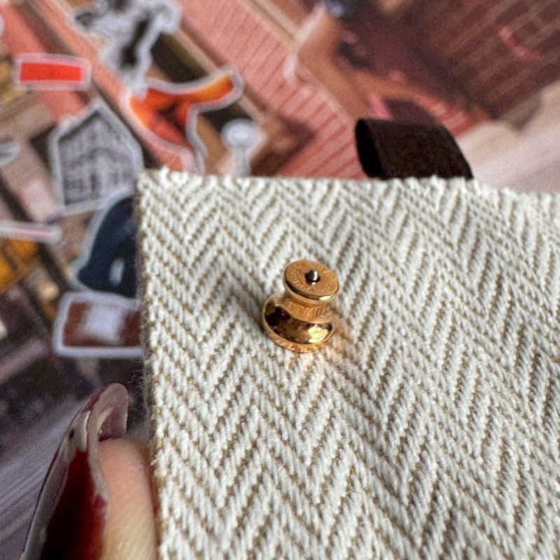 ✨必買款✨全新商品 Hermes 奶茶色H玫瑰金 mini pop耳環-7