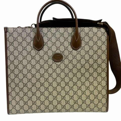 【美收精品】GUCCI茶色手提包 5-185