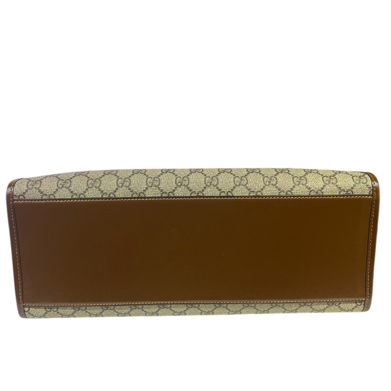 【美收精品】GUCCI茶色手提包 5-185-4