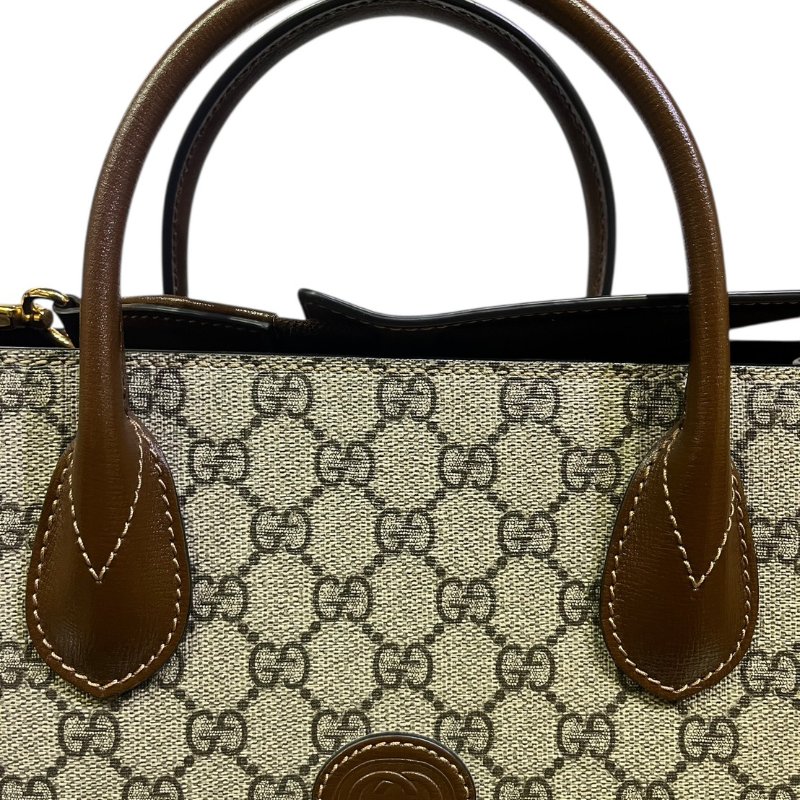 【美收精品】GUCCI茶色手提包 5-185-7