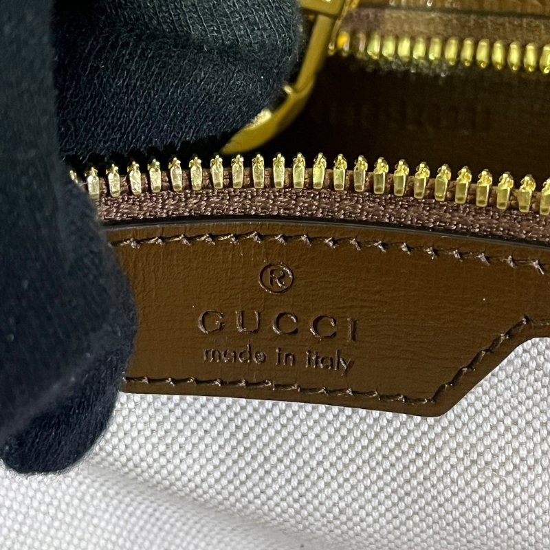 【美收精品】GUCCI茶色手提包 5-185-12