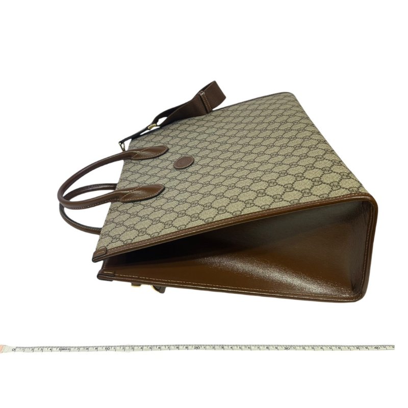 【美收精品】GUCCI茶色手提包 5-185-19