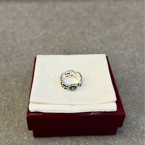 GUCCI綠松石琺瑯戒指