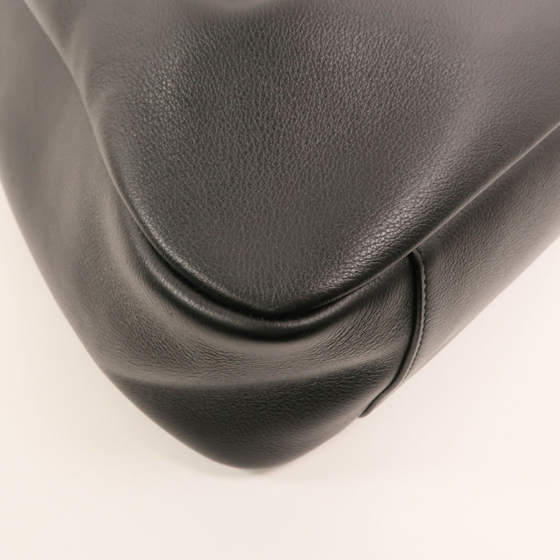 YVES SAINT LAURENT 牛皮皮革LE 5A7 Hobo銀扣肩背袋-10