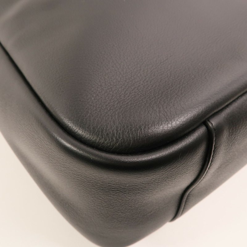 YVES SAINT LAURENT 牛皮皮革LE 5A7 Hobo銀扣肩背袋-12