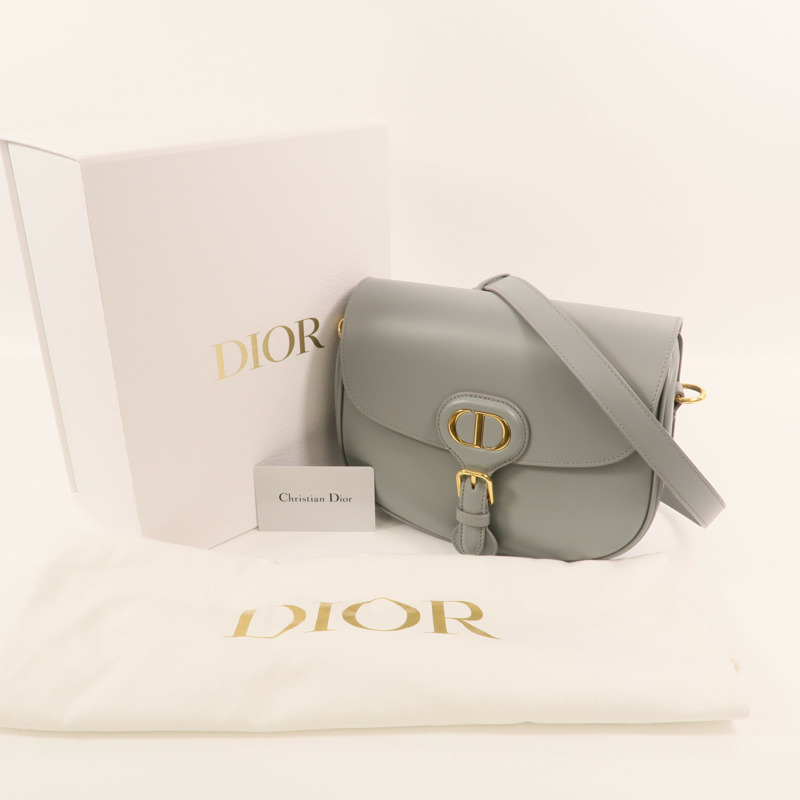 Dior 牛皮皮革Bobby Bag Medium金扣肩背袋-8