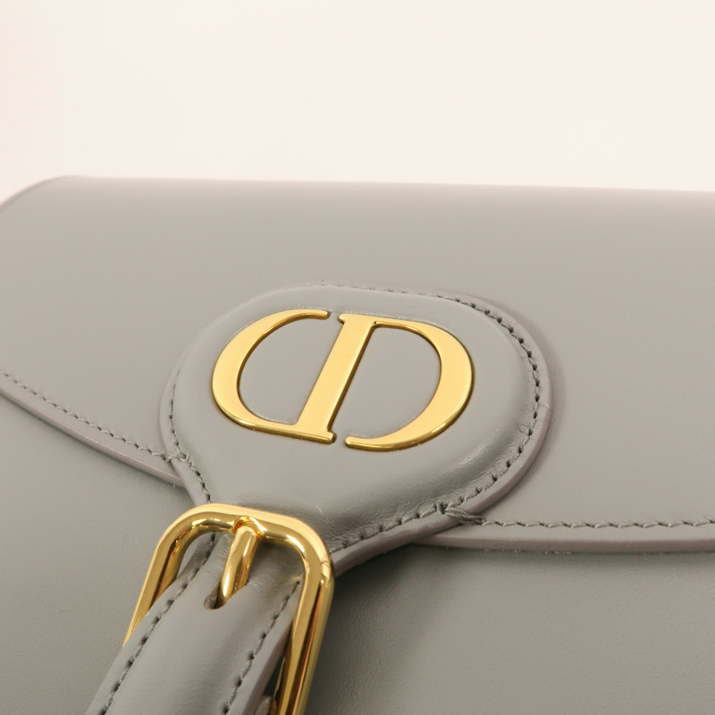 Dior 牛皮皮革Bobby Bag Medium金扣肩背袋-15