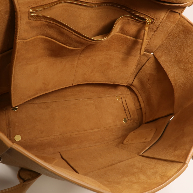 BOTTEGA VENETA 牛皮皮革Arco Tote Bag金扣手挽袋-4
