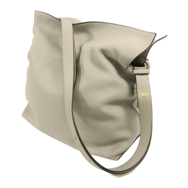 LOEWE 牛皮皮革Medium Flamenco金扣肩背袋-2