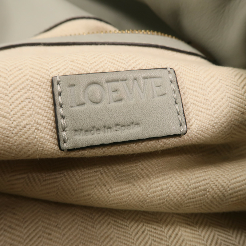 LOEWE 牛皮皮革Medium Flamenco金扣肩背袋-5