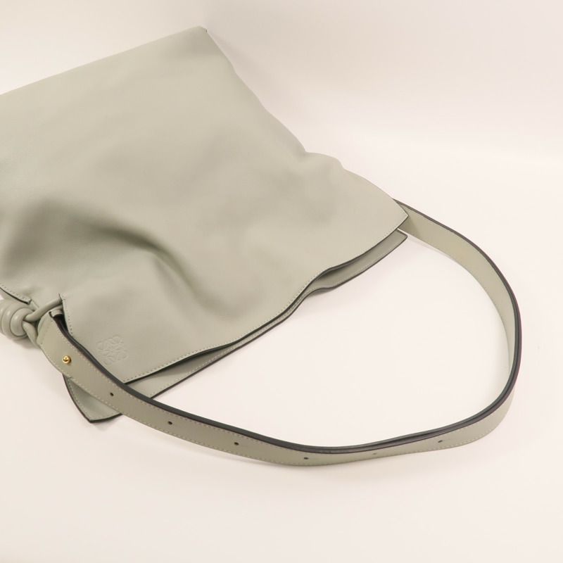 LOEWE 牛皮皮革Medium Flamenco金扣肩背袋-7