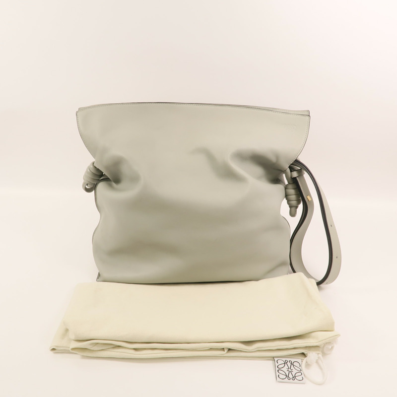 LOEWE 牛皮皮革Medium Flamenco金扣肩背袋-9