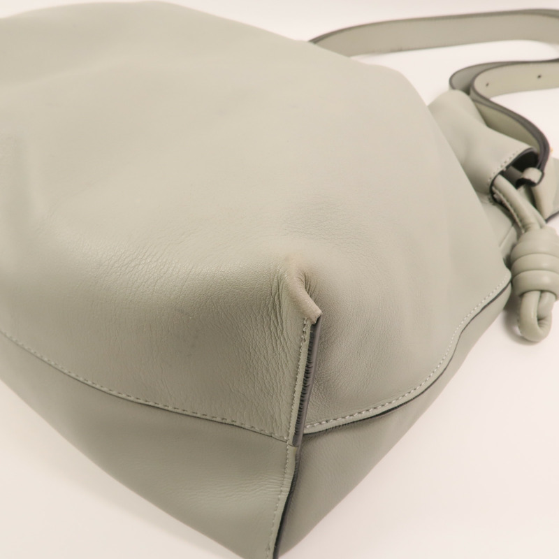 LOEWE 牛皮皮革Medium Flamenco金扣肩背袋-10
