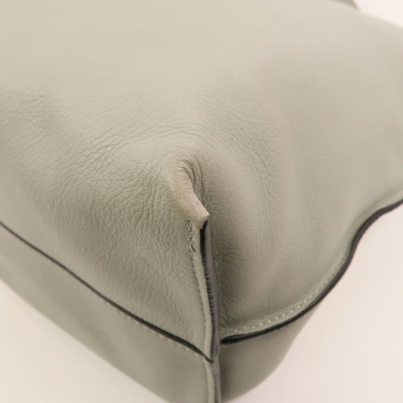 LOEWE 牛皮皮革Medium Flamenco金扣肩背袋-12