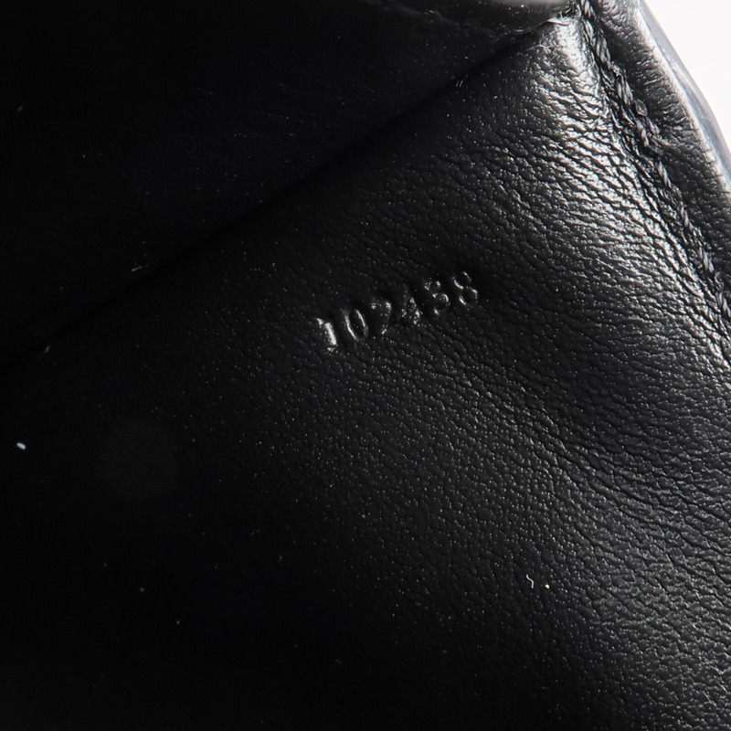 LOEWE 牛皮皮革Pebble Small Vertical Wallet金扣錢包-9