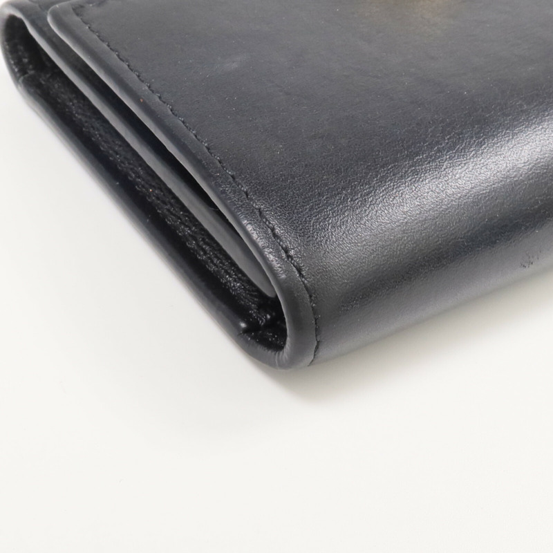 LOEWE 牛皮皮革Pebble Small Vertical Wallet金扣錢包-12