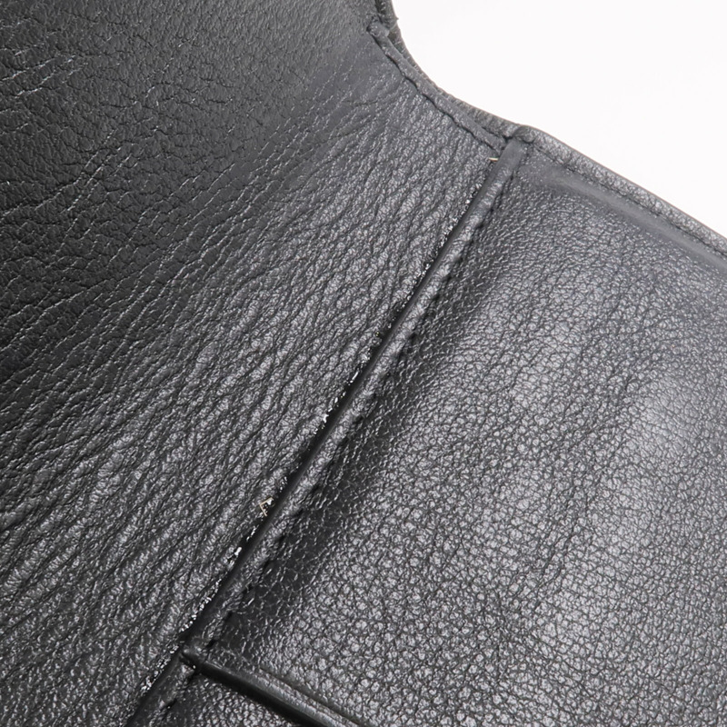 LOEWE 牛皮皮革Pebble Small Vertical Wallet金扣錢包-14