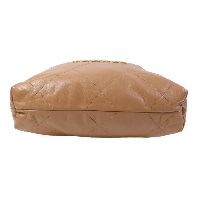 CHANEL 牛皮皮革C22 Small金扣鏈帶肩背袋-3