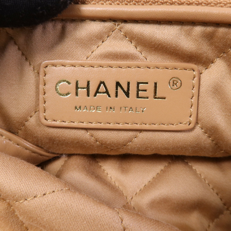 CHANEL 牛皮皮革C22 Small金扣鏈帶肩背袋-5