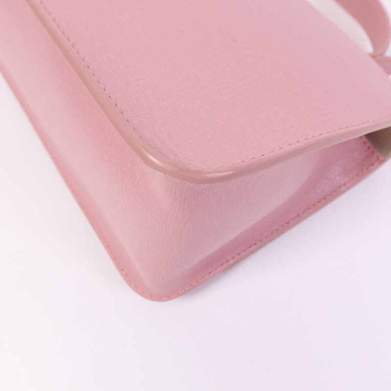 Furla 牛皮皮革Chain Shoulder Bag金扣鏈帶手挽肩背兩用袋-11