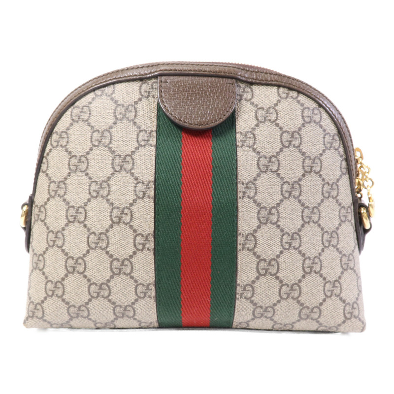 GUCCI 塗層帆布GG Ophidia金扣肩背袋-1