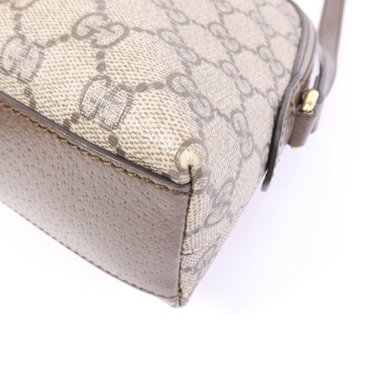 GUCCI 塗層帆布GG Ophidia金扣肩背袋-10
