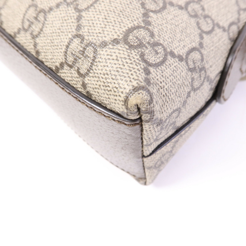 GUCCI 塗層帆布GG Ophidia金扣肩背袋-12