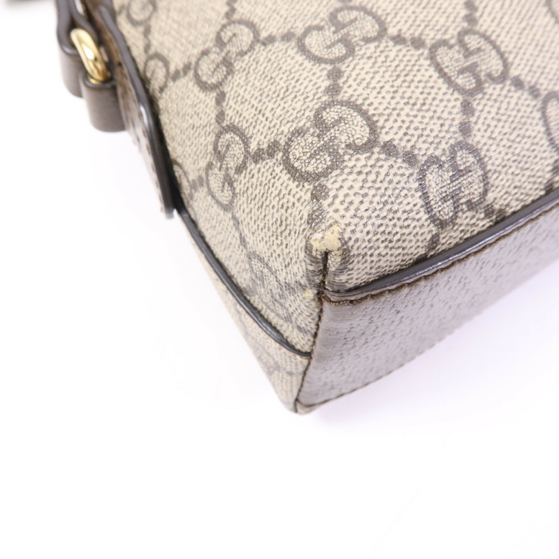 GUCCI 塗層帆布GG Ophidia金扣肩背袋-13