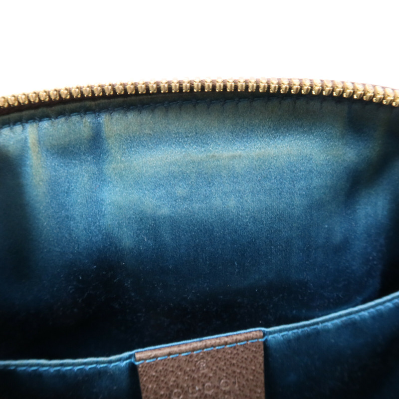 GUCCI 塗層帆布GG Ophidia金扣肩背袋-15