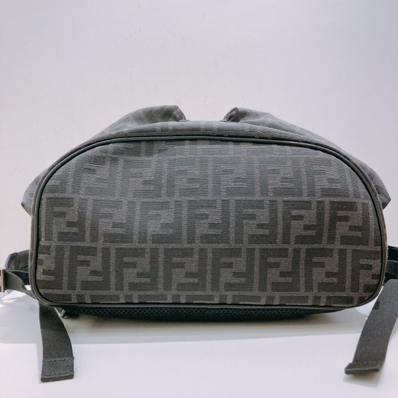 TW4778 Fendi 芬迪 經典 FF Logo 背包 Logo Medium Backpack Canvas-4