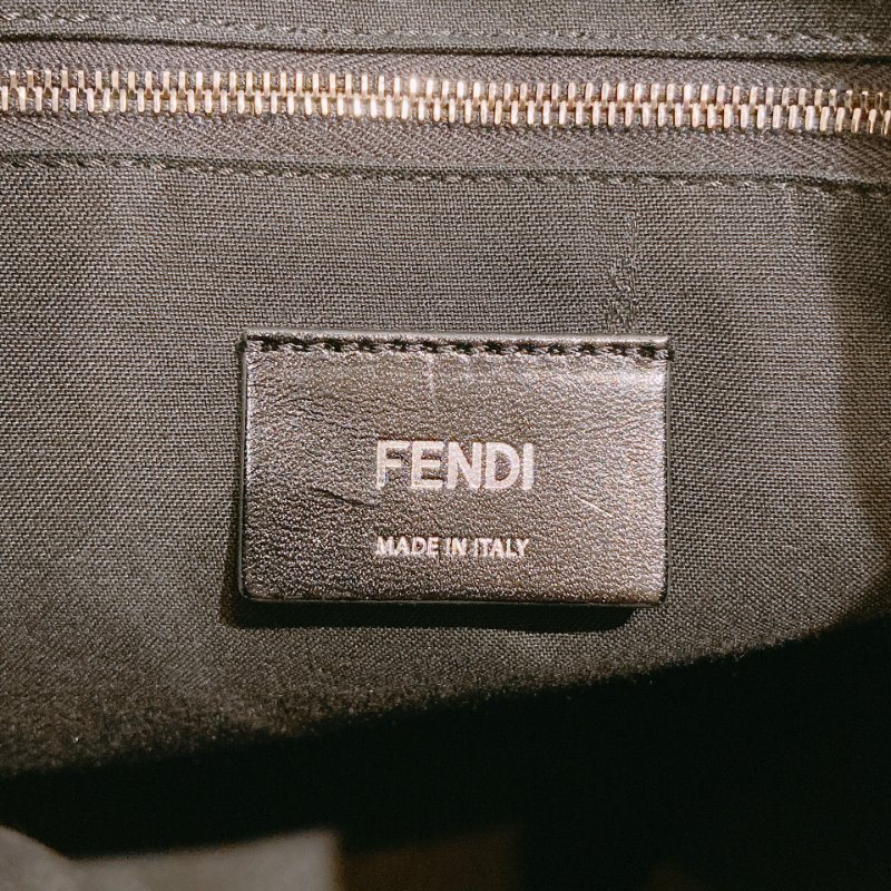 TW4778 Fendi 芬迪 經典 FF Logo 背包 Logo Medium Backpack Canvas-13