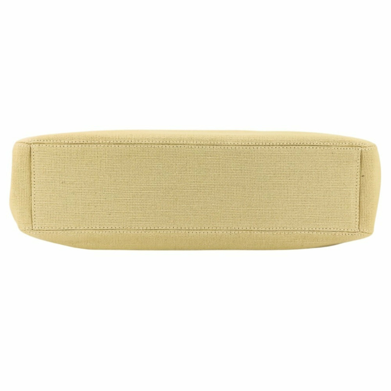 99P 香奈兒復古 Coco 縫線亞麻玳瑁紋手柄手提包 A12464Y01855 淺米色 女士-5