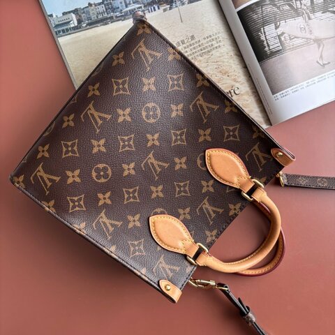 ::LOUIS VUITTON:: LV M46265 Sac Plat BB Monogram 帆布手提/斜背包 琴譜包