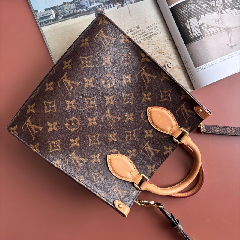 ::LOUIS VUITTON:: LV M46265 Sac Plat BB Monogram 帆布手提/斜背包 琴譜包-0