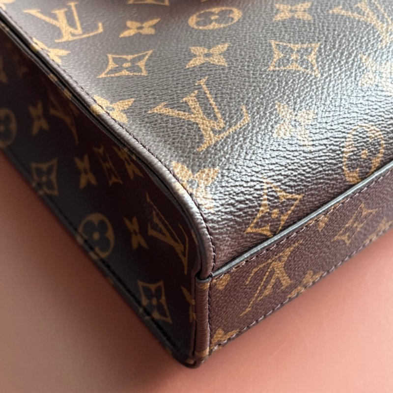 ::LOUIS VUITTON:: LV M46265 Sac Plat BB Monogram 帆布手提/斜背包 琴譜包-17