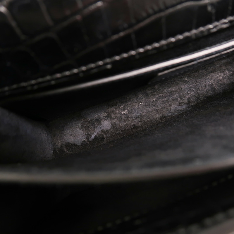 SAINT LAURENT 牛皮皮革Sunset Medium銀扣鏈帶肩背袋-14