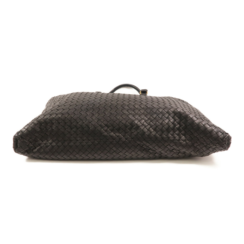 BOTTEGA VENETA 羊皮皮革Tote Bag金扣手挽袋-3