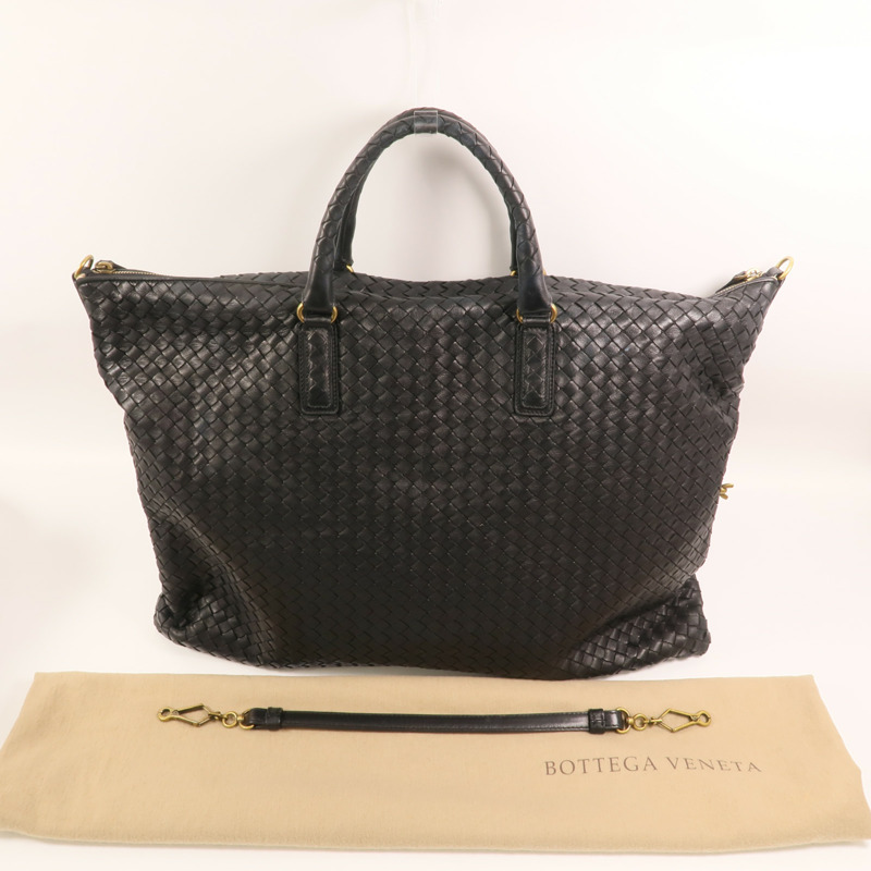 BOTTEGA VENETA 羊皮皮革Tote Bag金扣手挽袋-7