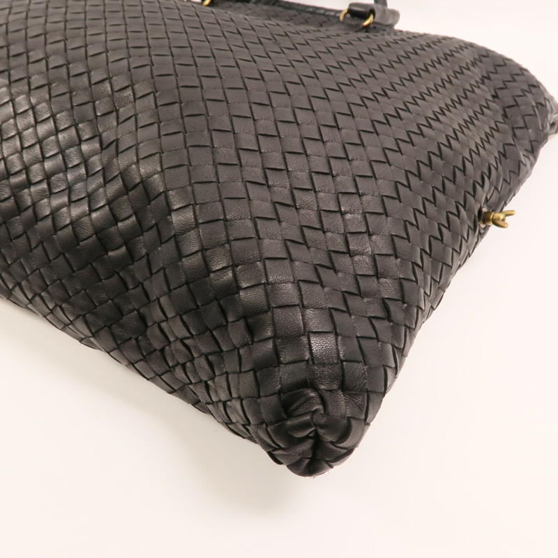 BOTTEGA VENETA 羊皮皮革Tote Bag金扣手挽袋-8