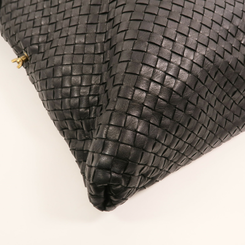 BOTTEGA VENETA 羊皮皮革Tote Bag金扣手挽袋-9