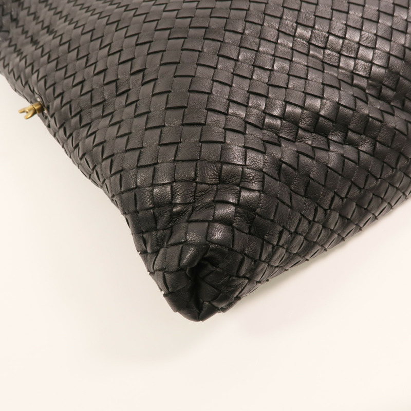 BOTTEGA VENETA 羊皮皮革Tote Bag金扣手挽袋-11