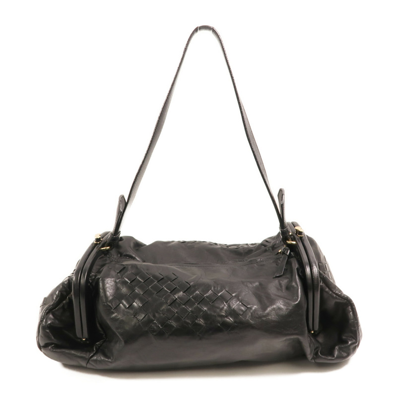 BOTTEGA VENETA 牛皮皮革Shoulder Bag金扣肩背袋-1