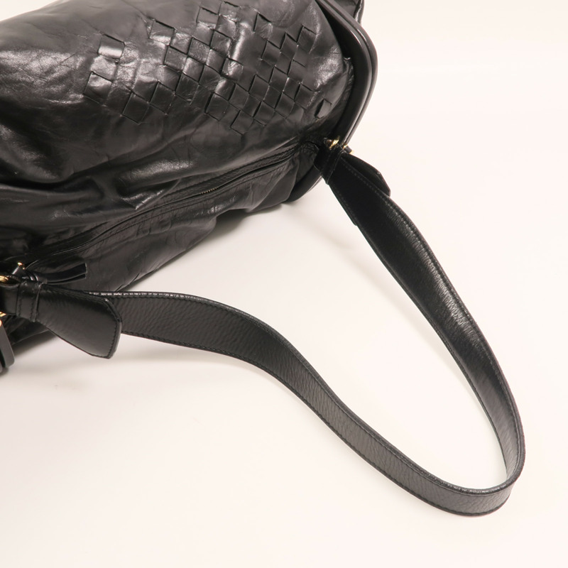 BOTTEGA VENETA 牛皮皮革Shoulder Bag金扣肩背袋-7