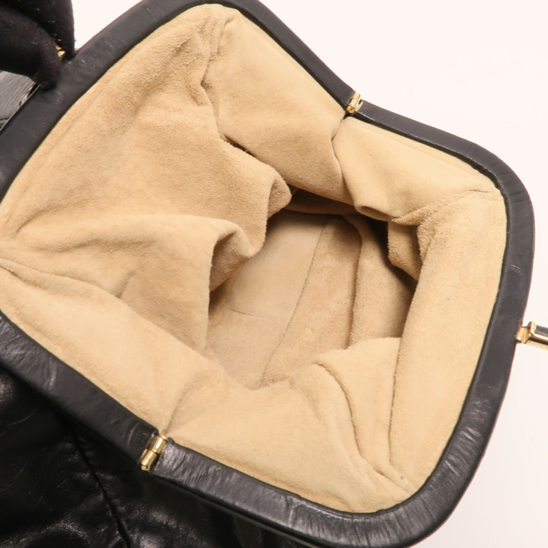 BOTTEGA VENETA 牛皮皮革Shoulder Bag金扣肩背袋-8