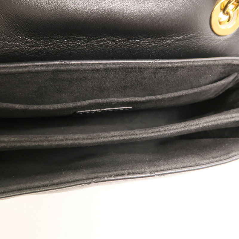 LOUIS VUITTON 牛皮皮革New Wave PM金扣鏈帶肩背袋-4
