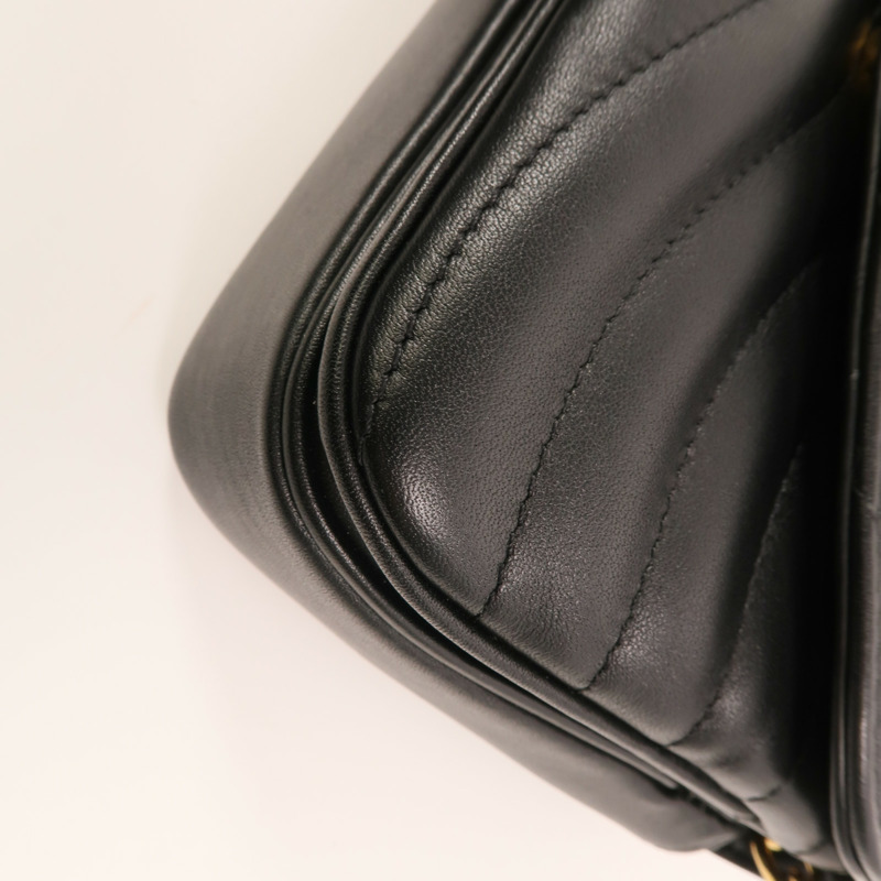 LOUIS VUITTON 牛皮皮革New Wave PM金扣鏈帶肩背袋-7